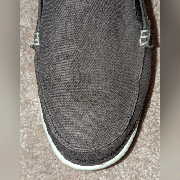 Crocs Women's Walu Canvas Loafer Brown Slip On Shoes Size 11 - Picture 4 of 11